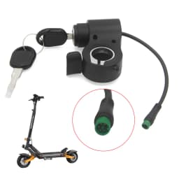 Electric Scooter Throttle Accerrator Switch Replacement Parts Electric Lock with Key Throttle Speed For Kukirin G2 Pro /G2 Max