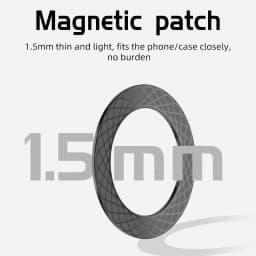 1/2/3/5pcs Ultra-thin Strong Magnet Plates Mobile Phone Back Sticker for Magsafe Magnetic Holder Sheet for iPhone 17 16 Samsung