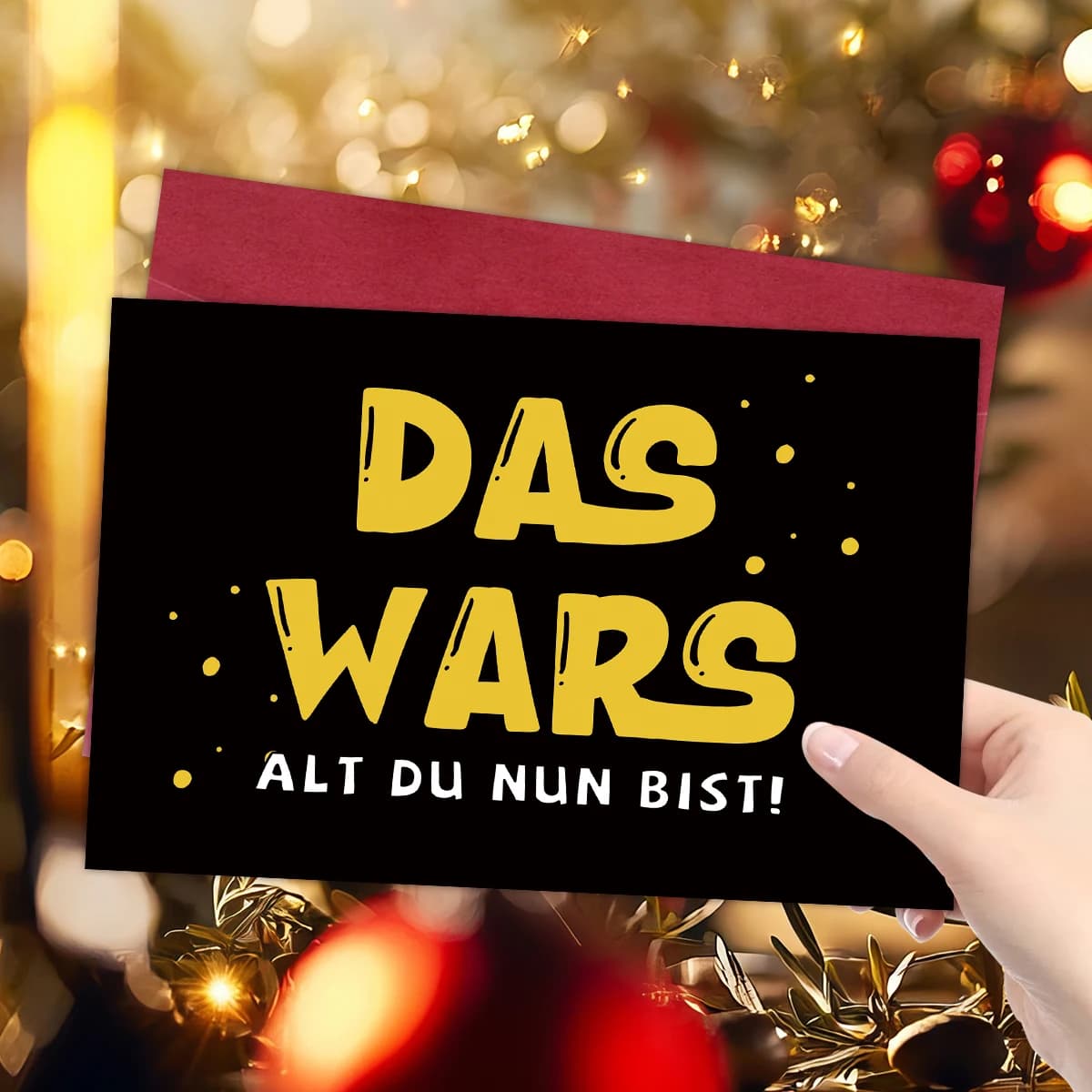 1pc German Birthday Greeting Card With Envelope-'das Wars Alt Du Nun Bist!',Fun Gift For Party,Keepsake Card For Coworker,Friend