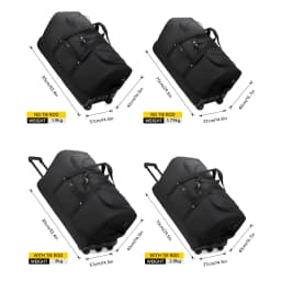 Multifunctional Trolley Travel Bag for Men, Suitable for Business Trips, Travel, and Boarding, Can Be Used as a Backpack, with Wheels, for International Travel