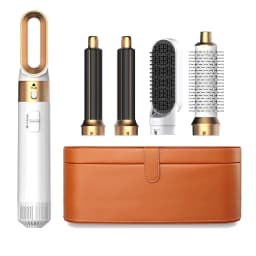 10 5 In 1 Hair Dryer Hot Air Comb Brush With Curling Iron Hair Straightener For Salon Style Curling Straightening And Volumizing