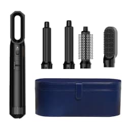 10 5 In 1 Hair Dryer Hot Air Comb Brush With Curling Iron Hair Straightener For Salon Style Curling Straightening And Volumizing
