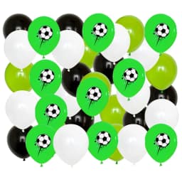 40pcs 12 inch Thicken Soccer Balls Football Latex Balloons Birthday Party Decoration Kids Children's Toys Football Theme Party