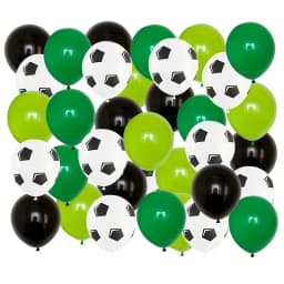 40pcs 12 inch Thicken Soccer Balls Football Latex Balloons Birthday Party Decoration Kids Children's Toys Football Theme Party