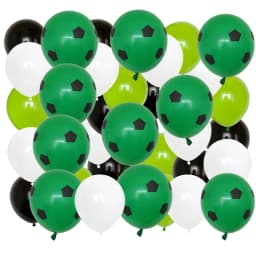 40pcs 12 inch Thicken Soccer Balls Football Latex Balloons Birthday Party Decoration Kids Children's Toys Football Theme Party