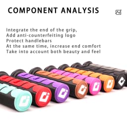 ODI RG98 MTB Grips Anti-Slip Bike Handlebar Cover Comfotable Cycling Rubber Cycling Cuffs Shock-absorbing Bicycle Accessories