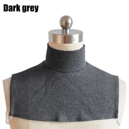 Women Men Half Top Dickey Detachable Removable Fake Collar Neck Warmer False Pullover Turtleneck