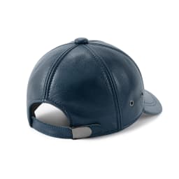 Feinion Adjustable Men's Genuine Cowhide Leather Baseball Cap for Fall Winter Outdoor Sports Hat