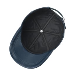 Feinion Adjustable Men's Genuine Cowhide Leather Baseball Cap for Fall Winter Outdoor Sports Hat