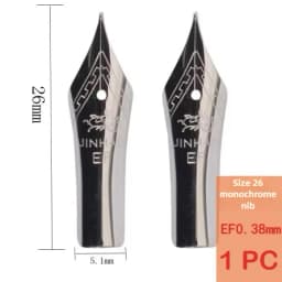 1PC JINHAO Fountain Pen Iridium Replaced EF/F/M Nib For 9019/X159/82/82 mini/100/9056/9036 Office School Supplies Stationery