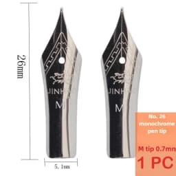 1PC JINHAO Fountain Pen Iridium Replaced EF/F/M Nib For 9019/X159/82/82 mini/100/9056/9036 Office School Supplies Stationery