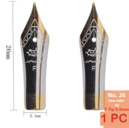1PC JINHAO Fountain Pen Iridium Replaced EF/F/M Nib For 9019/X159/82/82 mini/100/9056/9036 Office School Supplies Stationery