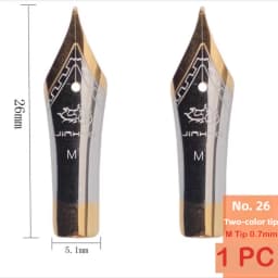 1PC JINHAO Fountain Pen Iridium Replaced EF/F/M Nib For 9019/X159/82/82 mini/100/9056/9036 Office School Supplies Stationery
