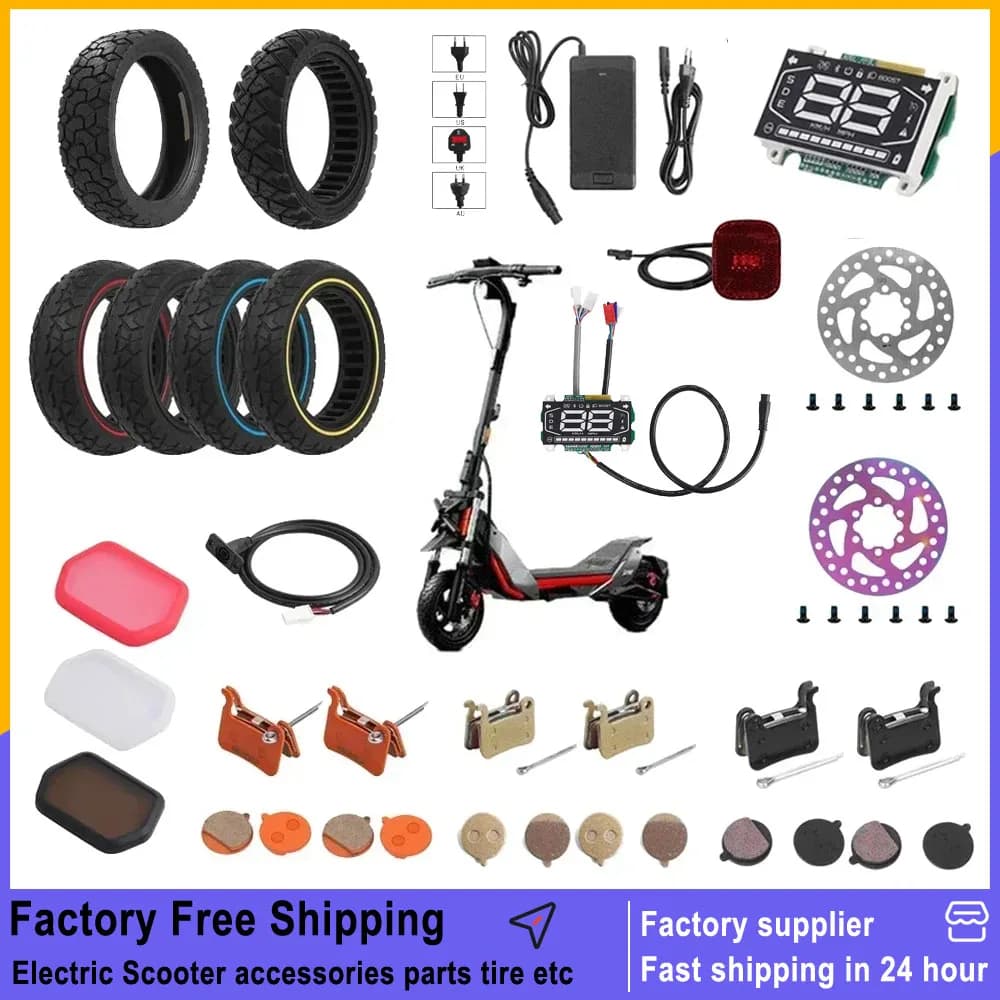 Dashboard Headlight Brake Disc Pad Tire Taillight for Segway Ninebot ZT3 Pro Electric Scooter Various Parts Spare Repair