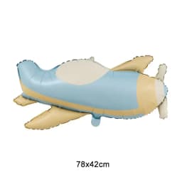 6pcs Matte Airplane Balloon Set, Airplane, White Cloud, Star Balloons, R Birthday Party, Adventure Theme Party Decorations