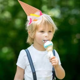 A52E Lightweight Ice Cream Hair Ornament For Food Vendors Costume Contests Gatherings