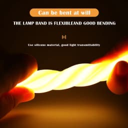 COB LED Neon Strip Light 220V Switch EU Power Plug Kit Warm Red Blue Pink Yellow Purple 288LEDs Flex Tube Lamp IP67 Home Decor