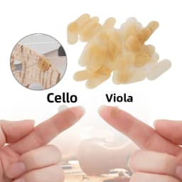 6pcs Sheepskin Protective Pad for String Instruments - Non-Slip Tuning, Durable Sheepskin Protective Pad for String Instruments