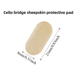 6pcs Sheepskin Protective Pad for String Instruments - Non-Slip Tuning, Durable Sheepskin Protective Pad for String Instruments