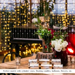 1 Piece (10m) Christmas Tree Beads Artificial Pearl Bead Garland Chain Plastic Bead Roll DIY Christmas Wedding Decoration Hangin