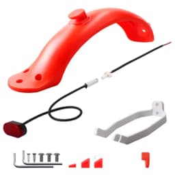 Rear Fender for Xiaomi M365 Pro Electric Scooter Short Ducktail Back Wing Taillight for Mijia Mi 3 1S Rear Mudguard Accessories