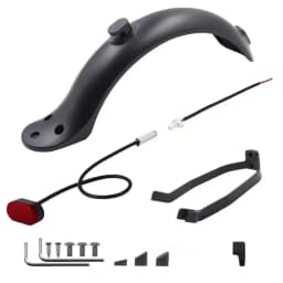 Rear Fender for Xiaomi M365 Pro Electric Scooter Short Ducktail Back Wing Taillight for Mijia Mi 3 1S Rear Mudguard Accessories