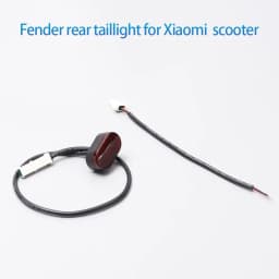 Rear Fender for Xiaomi M365 Pro Electric Scooter Short Ducktail Back Wing Taillight for Mijia Mi 3 1S Rear Mudguard Accessories