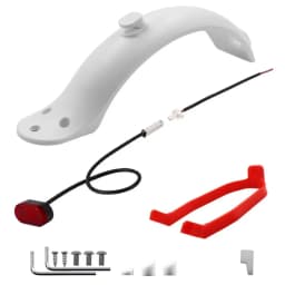 Rear Fender for Xiaomi M365 Pro Electric Scooter Short Ducktail Back Wing Taillight for Mijia Mi 3 1S Rear Mudguard Accessories
