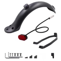 Rear Fender for Xiaomi M365 Pro Electric Scooter Short Ducktail Back Wing Taillight for Mijia Mi 3 1S Rear Mudguard Accessories