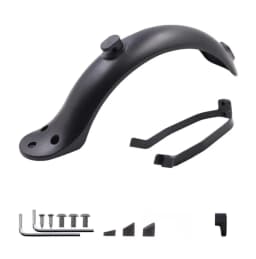 Rear Fender for Xiaomi M365 Pro Electric Scooter Short Ducktail Back Wing Taillight for Mijia Mi 3 1S Rear Mudguard Accessories