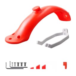 Rear Fender for Xiaomi M365 Pro Electric Scooter Short Ducktail Back Wing Taillight for Mijia Mi 3 1S Rear Mudguard Accessories