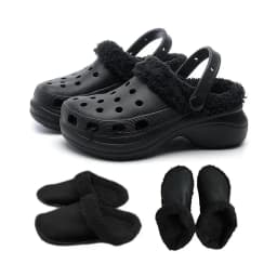 New Removable Plush Liner Shoes Insoles Winter Warm Ankle Sock Shoe Charms Thicken Plush Insole for Women Men Shoe Covers