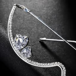 Designer Luxury Rhinestone Double Heart Glasses Frames Fashion Accessory for Women Y2K Cosplay Dance Face Jewelry 2025
