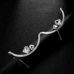 Designer Luxury Rhinestone Double Heart Glasses Frames Fashion Accessory for Women Y2K Cosplay Dance Face Jewelry 2025