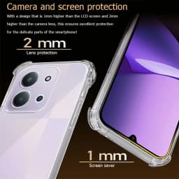 Ultra Thin Clear Phone Case For Xiaomi Redmi 15C 14C 13C 12 14R 13R A5 A1 Plus + A2 A3 A3x A4 13 14 15 R 5G 4G Soft Transparent