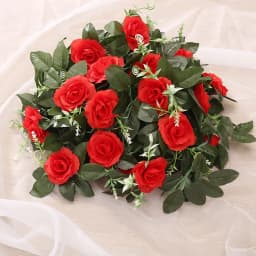 1/2PCS Silk Artificial Rose Vine Hanging Flowers Wall Festival Rattan Fake Plant Leaves Garland Romantic Wedding Home Decoration