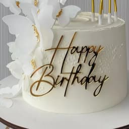 3PCS/6PCS/9PCS Gold Acrylic Birthday Cake Toppers - Premium Happy Birthday Cake Decorations for Cake & Party Decoration