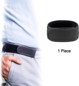 2pcs/1pc Buckle Free Waist Belts Men's Ultra-soft No Buckle Elastic Belts Fashion Comfortable Stylish Belt Loop Buckle-Free Belt