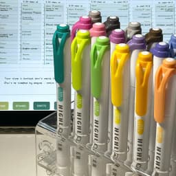 5/15PC Fluorescent Pen Set Student Marking Stroke Key Marking Pen High Beauty Color Handbook Pen Batch