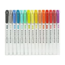 5/15PC Fluorescent Pen Set Student Marking Stroke Key Marking Pen High Beauty Color Handbook Pen Batch