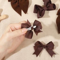 10Pcs/set Bows Hair Clip Set for Girls Autumn Winter Texture Fashion Gifts Handmade Kids Bowknots Hairpins Baby Hair Accessories