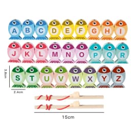 Kids Wooden Fishing Game Toy Gifts Early Education Alphabet Numeric Cognitive Toys Children Interactive Games Toys for Gifts