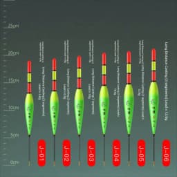 Electronic Fishing Float Long Tail 2 Light Light Float Indicator Buoy Strike Slip Drift Tube Bobbers Buoy Night Fishing