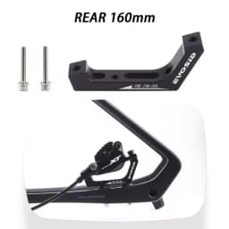 EVOSID Gravel Bike Flat Mount To Fost Mount Brake Adapter Front Rear 160mm Change Road Standard To MTB Specs Bicycle Accessories