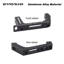EVOSID Gravel Bike Flat Mount To Fost Mount Brake Adapter Front Rear 160mm Change Road Standard To MTB Specs Bicycle Accessories