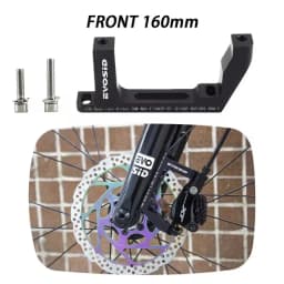 EVOSID Gravel Bike Flat Mount To Fost Mount Brake Adapter Front Rear 160mm Change Road Standard To MTB Specs Bicycle Accessories