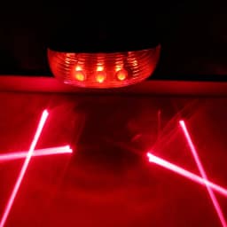 Bicycle Bike LED Lights Waterproof Cycling Taillight Safety Warning Taillight MTB Bike Rear Tail Lights 2 Lasers 5 LED