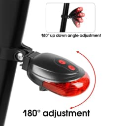 Bicycle Bike LED Lights Waterproof Cycling Taillight Safety Warning Taillight MTB Bike Rear Tail Lights 2 Lasers 5 LED