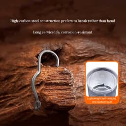 50 Pcs Durable Automatic Flip High Carbon Steel Fishhook With Eye Anti Slip Fishing Hook Sharp Barbed Fishing Tackle Accessories