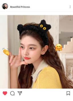 Face washing special Internet celebrity headband for Women, Soft Comfort Elastic Headband, Workout Daily Casual Evening Gift